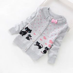 Children Cardigan Lovely Cotton Sweater